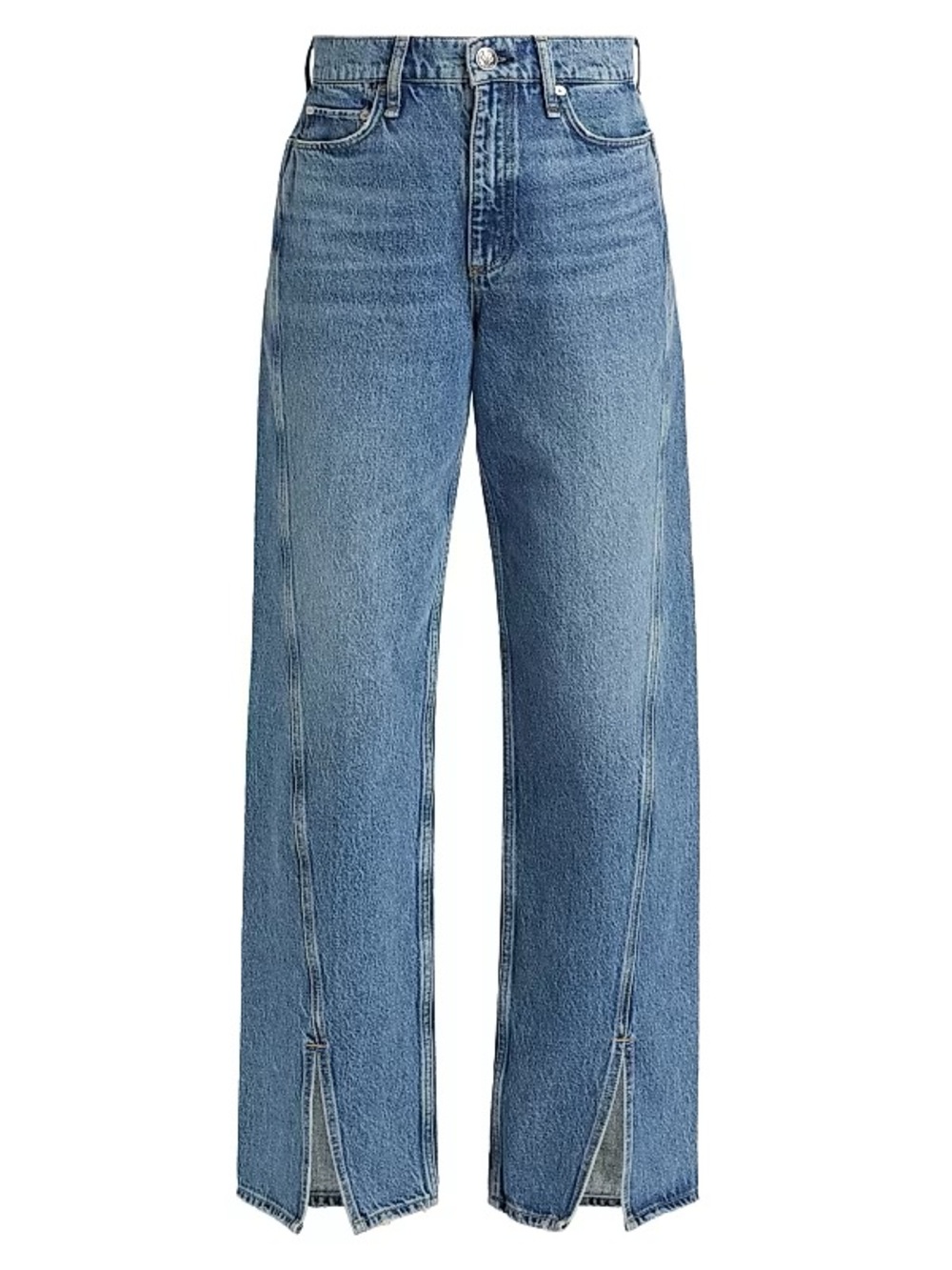 rag & bone Shea High-Rise Relaxed Straight Jeans - Picture 1 of 12